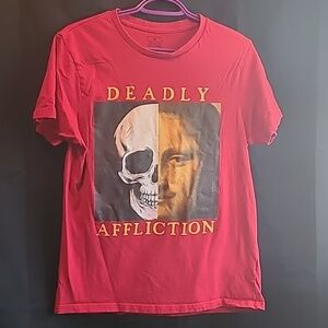 DEADLY AFFLICTION TSHIRT SIZE M